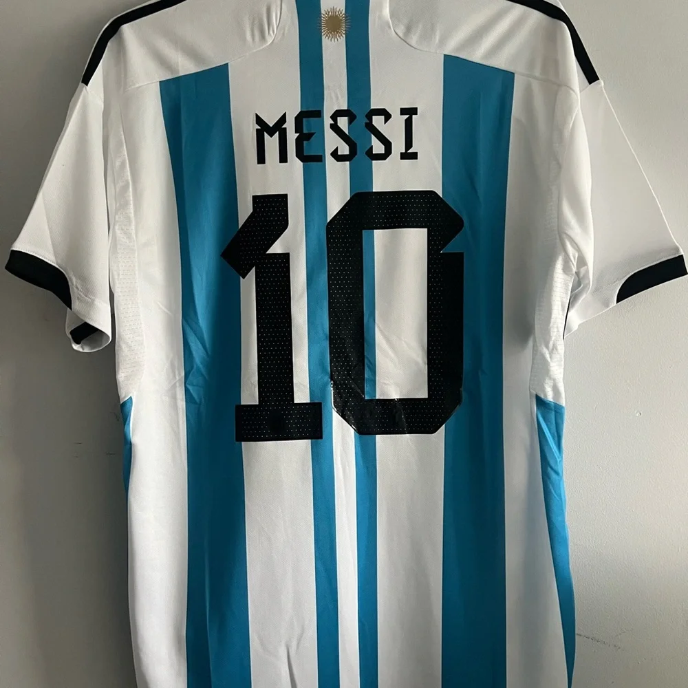 Argentina 3 Stars World Cup Jersey MESSI #10